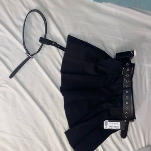 Hyein seo SSENCE Exclusive pleated black skirt